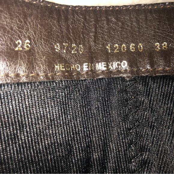 Genuine Leather Brown Knee High Boots 👢 size 09 - Picture 9 of 11